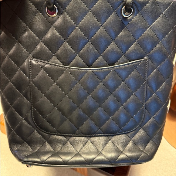 💥Hot Deal💥Chanel Black Cambon Shoulder Tall Tote Authentic - Picture 3 of 13